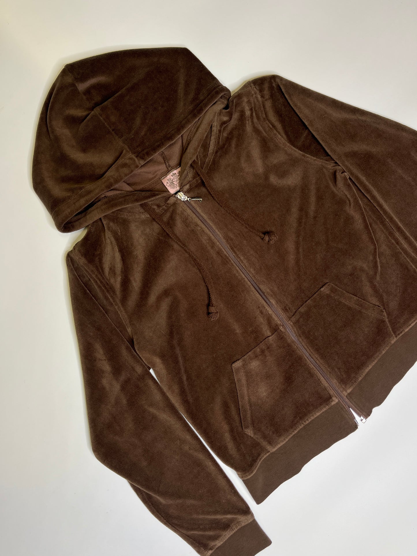 JUICY COUTURE ZIPPER BROWN 2000s (L)