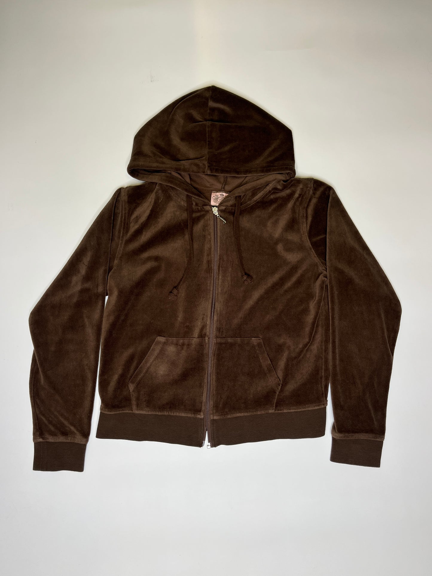 JUICY COUTURE ZIPPER BROWN 2000s (L)