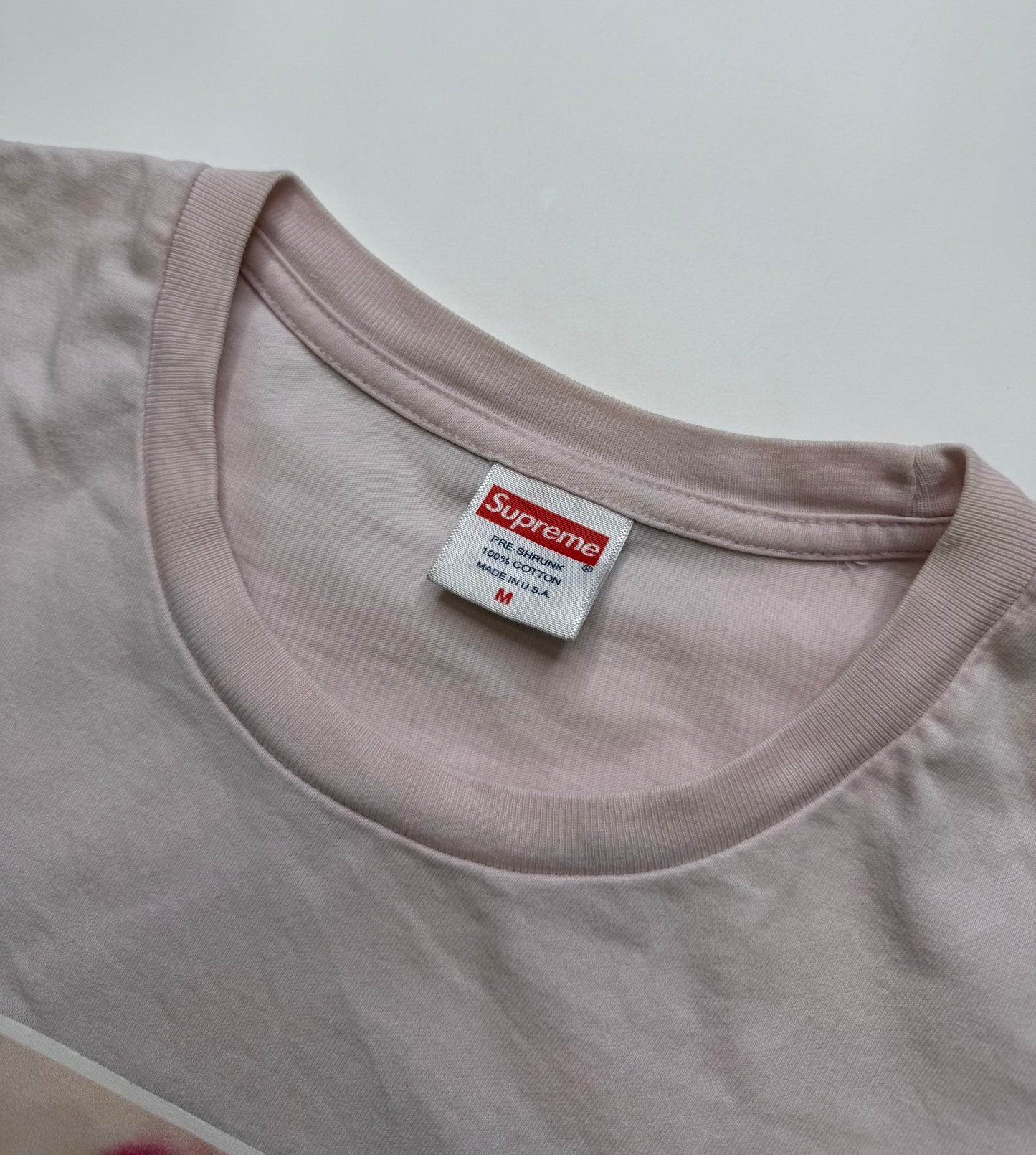 SUPREME PHOTO GRAPHIC TEE – DUSTY PINK (M)