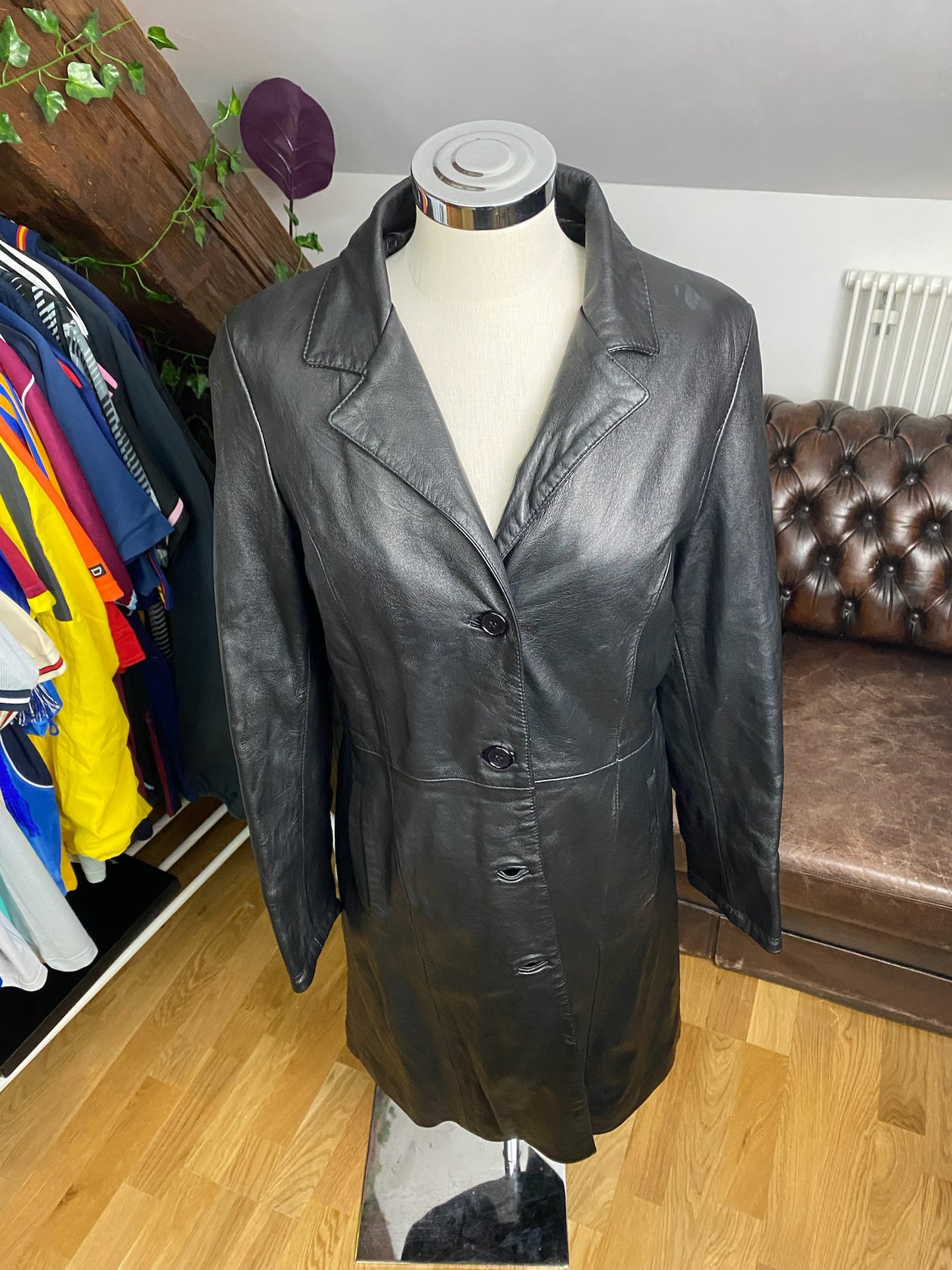 REAL LEATHER COAT (M)