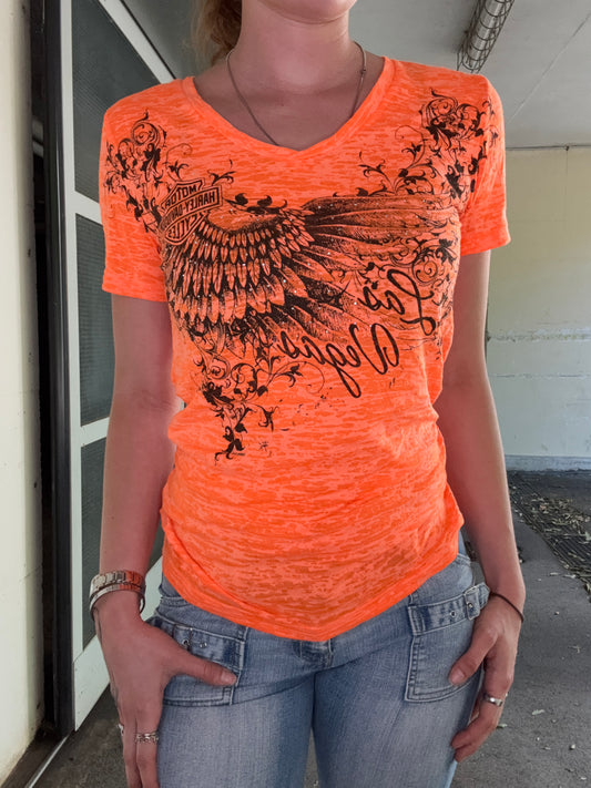 VINTAGE HARLEY DAVIDSON SHIRT (-M)