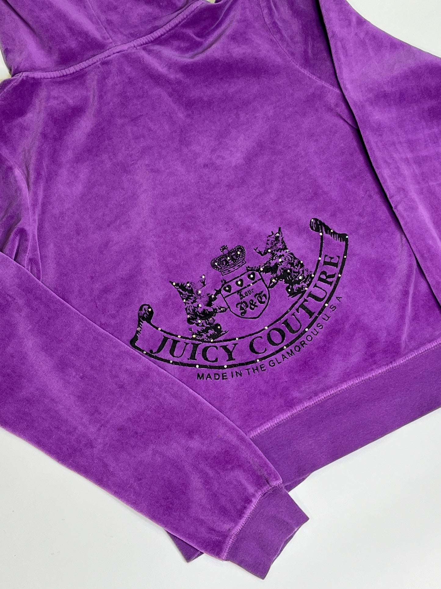JUICY COUTURE ZIPPER PURPLE 2000s (M)