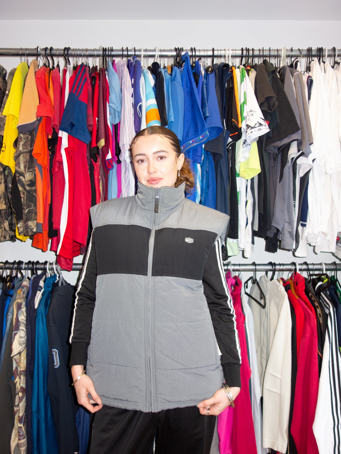 NIKE 2000s REVERSIBLE VEST (XL)