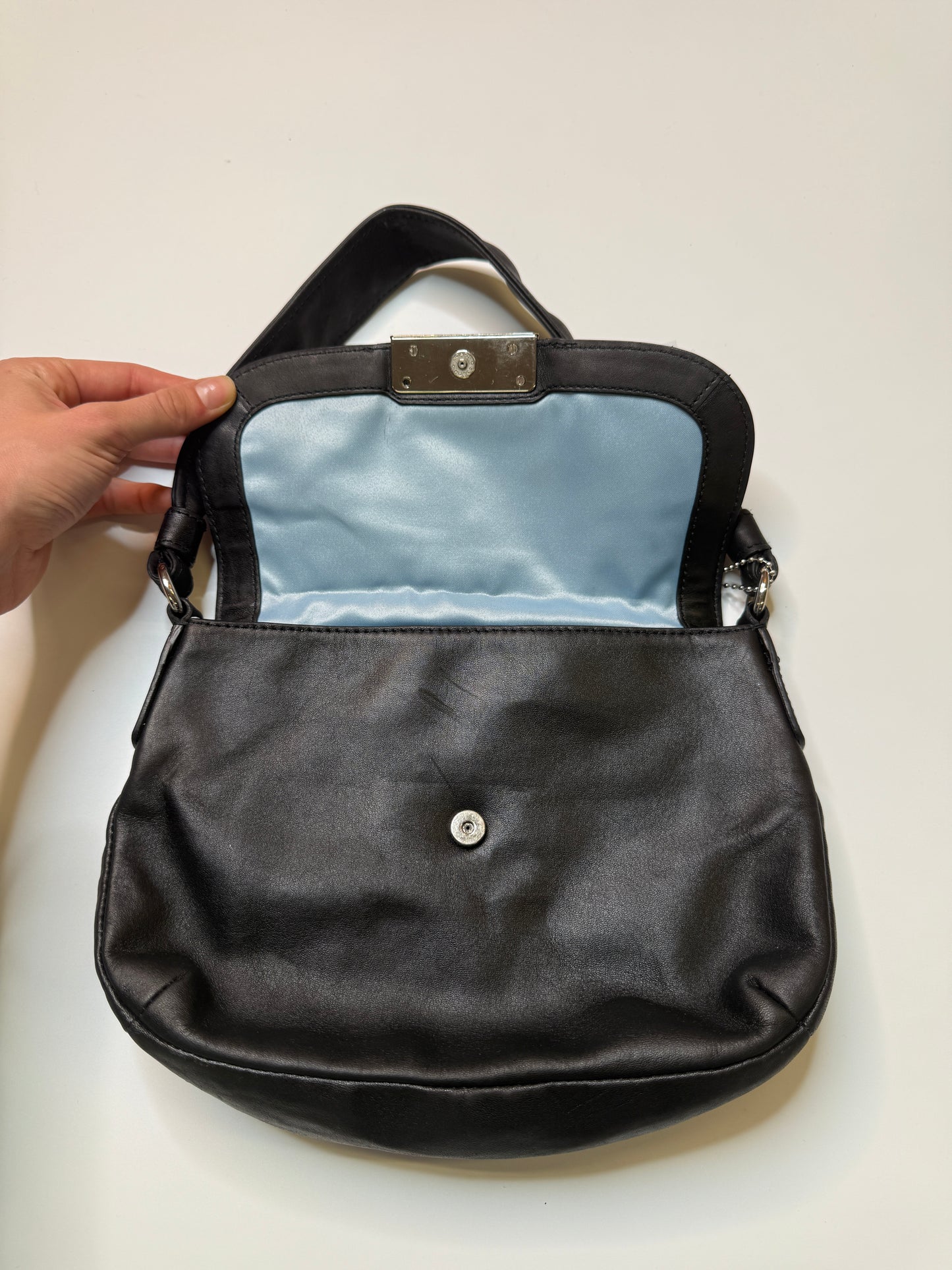 COACH MINI PURSE LEATHER