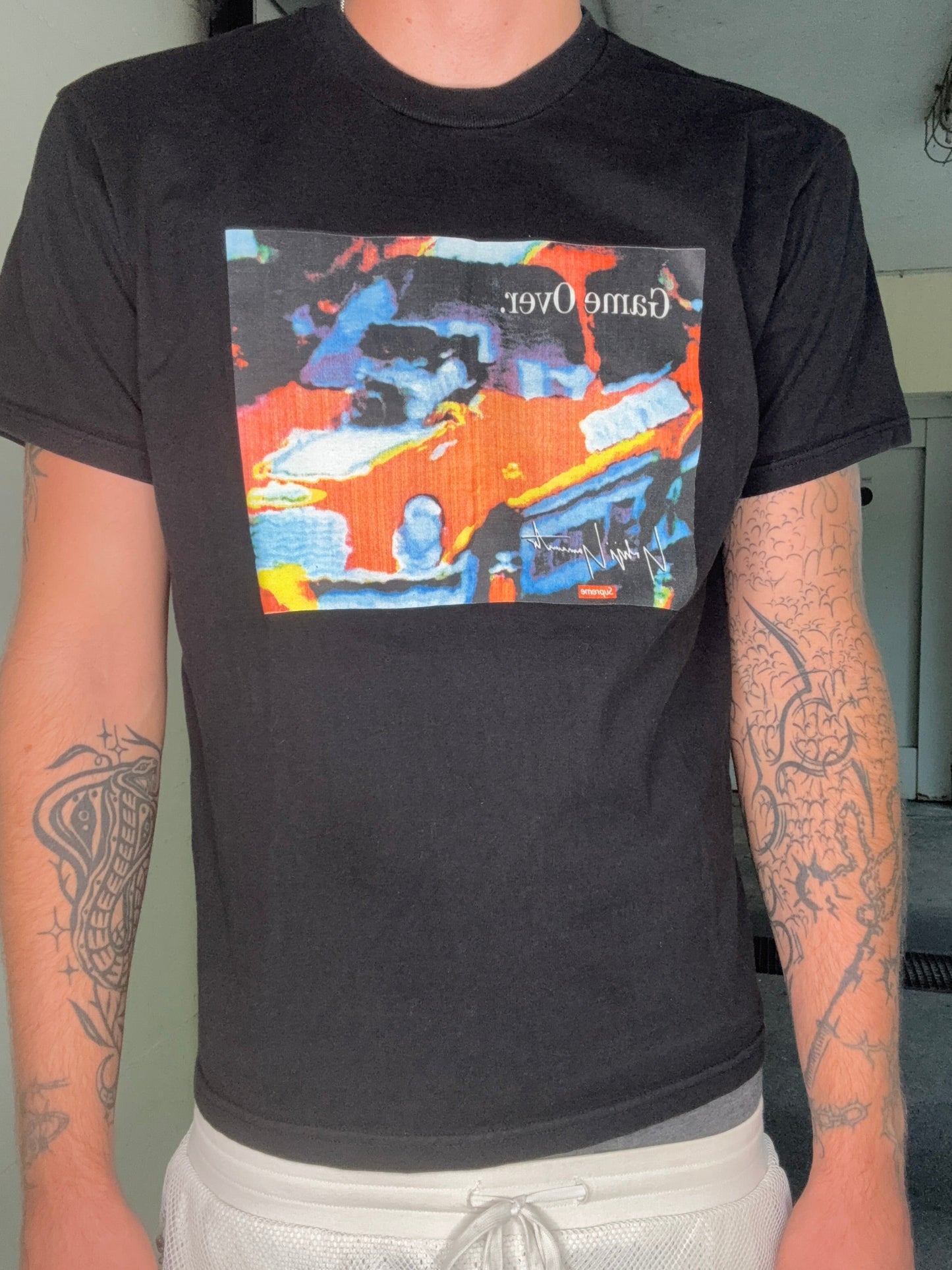 SUPREME X YOHJI YAMAMOTO GAME OVER TEE – BLACK (S)