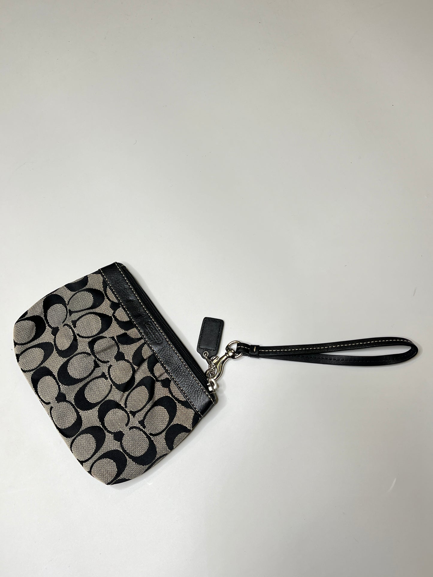 COACH MONOGRAM WRISTLET LEATHER
