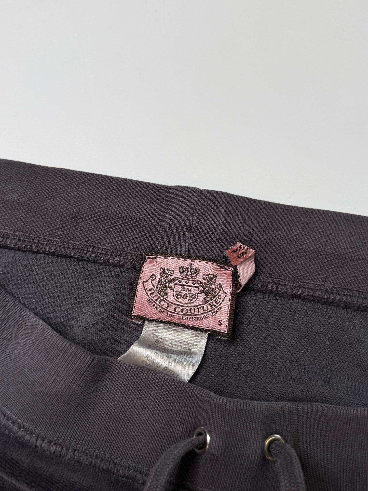 JUICY COUTURE VELOUR SWEATPANTS (GREY) (M)