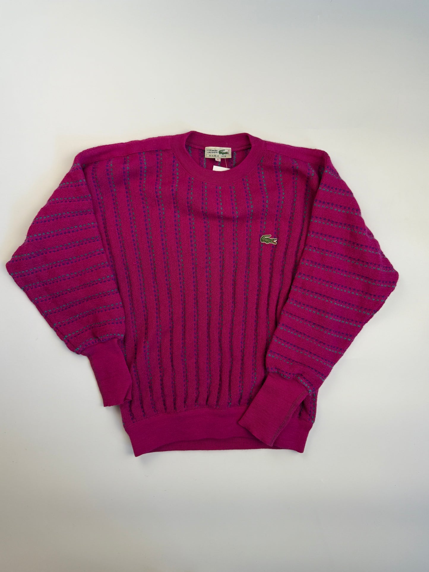 LACOSTE WOOL KNIT SWEATER (S)