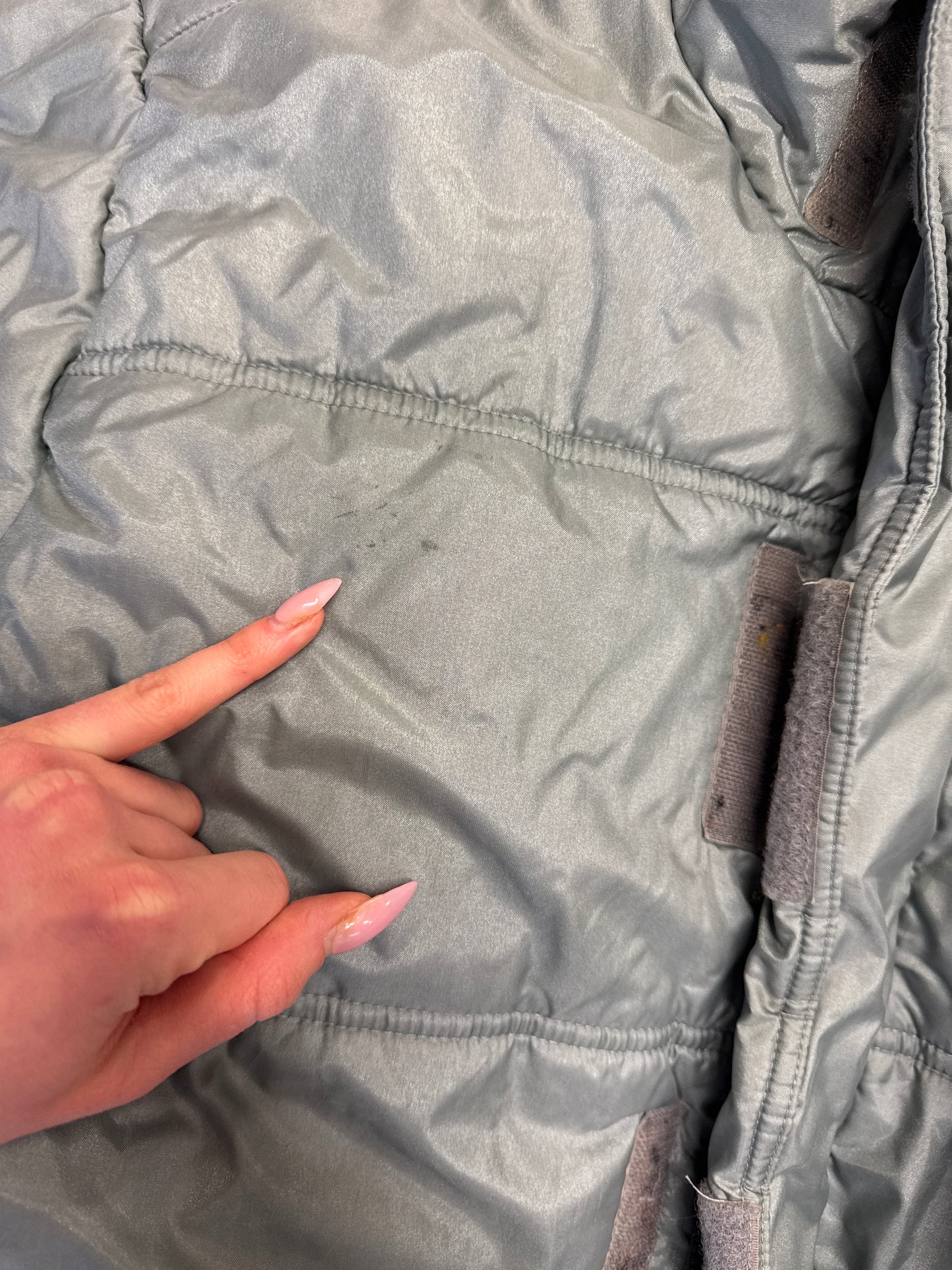 1990s SHINY ADIDAS PUFFER JACKET (L)