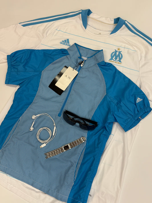 RARE JAPANESE DEADSTOCK 2000s ADIDAS TRACK SHIRT, WITH TAG (S)