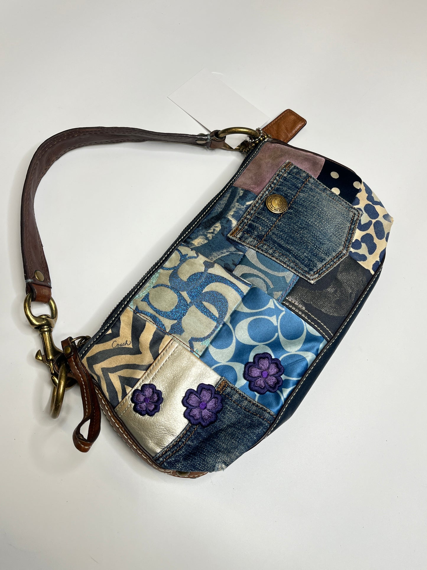 PATCHWORK LEATHER COACH PURSE