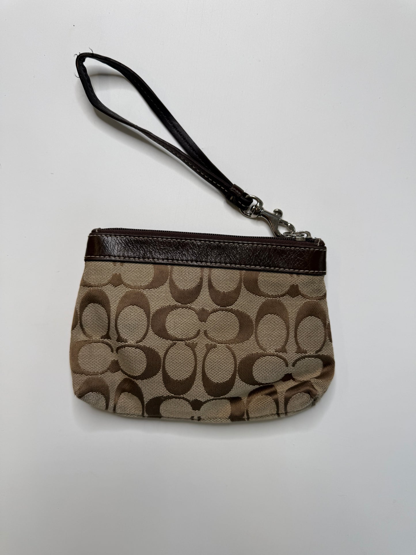 COACH VINTAGE MINI SIGNATURE WRISTLET