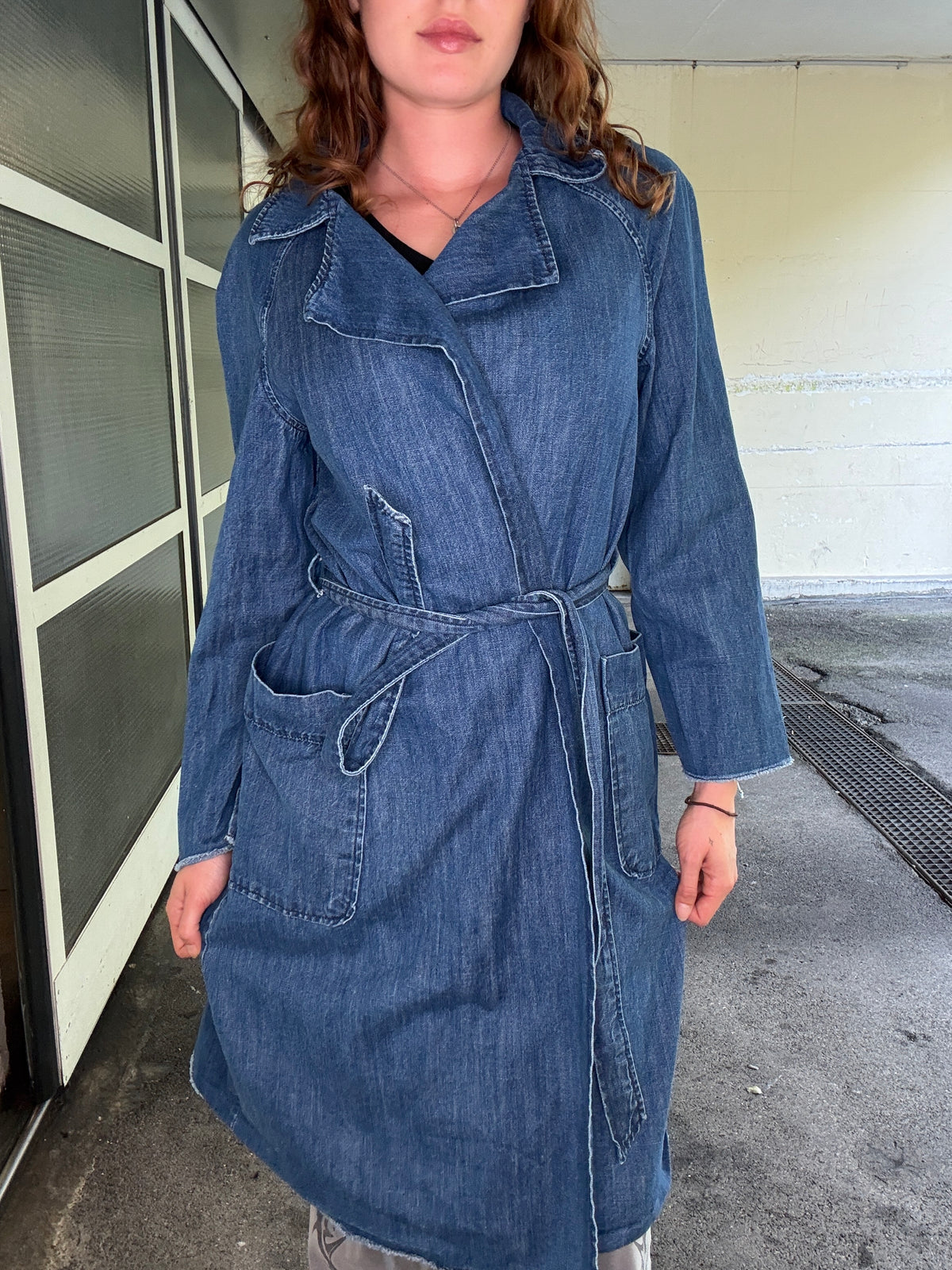 GAP DENIM SHIRT JACKET – BLUE (S)
