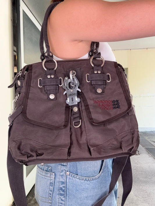 GEORGE GINA & LUCY VINTAGE UTILITY  BAG