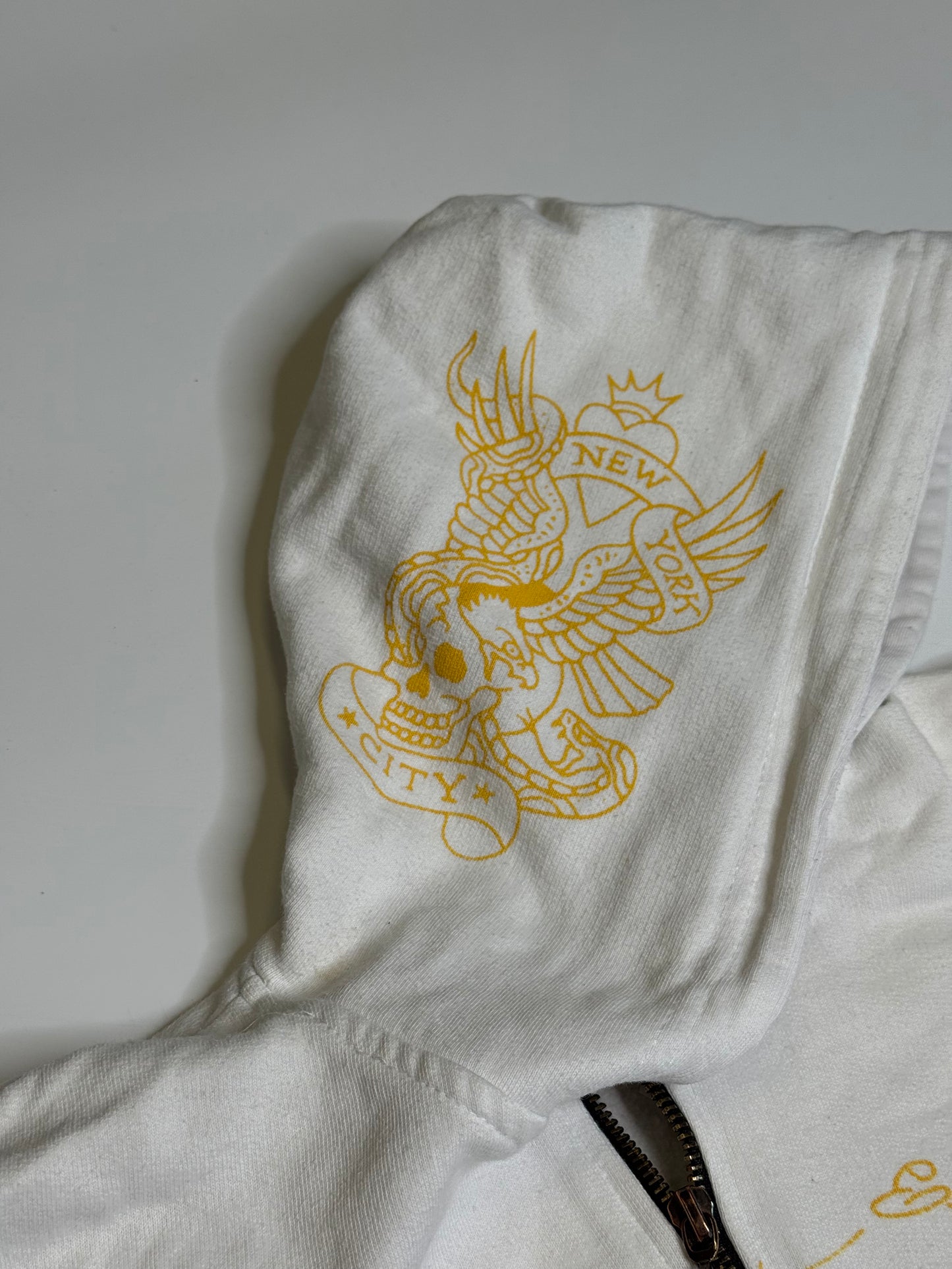 RARE VINTAGE ED HARDY "NEW YORK CITY" ZIPPER (XS)