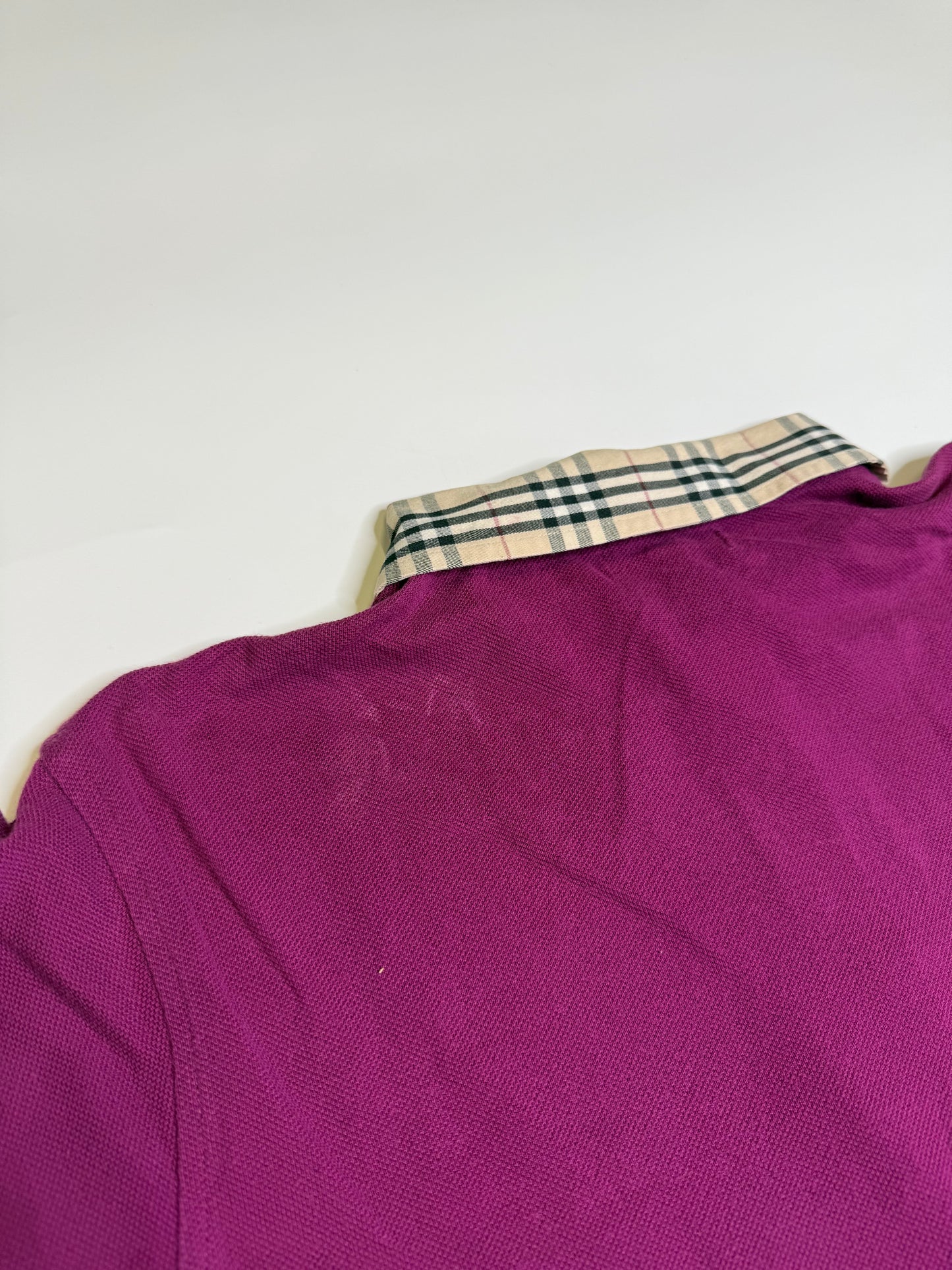VINTAGE BURBERRY POLOSHIRT (L)