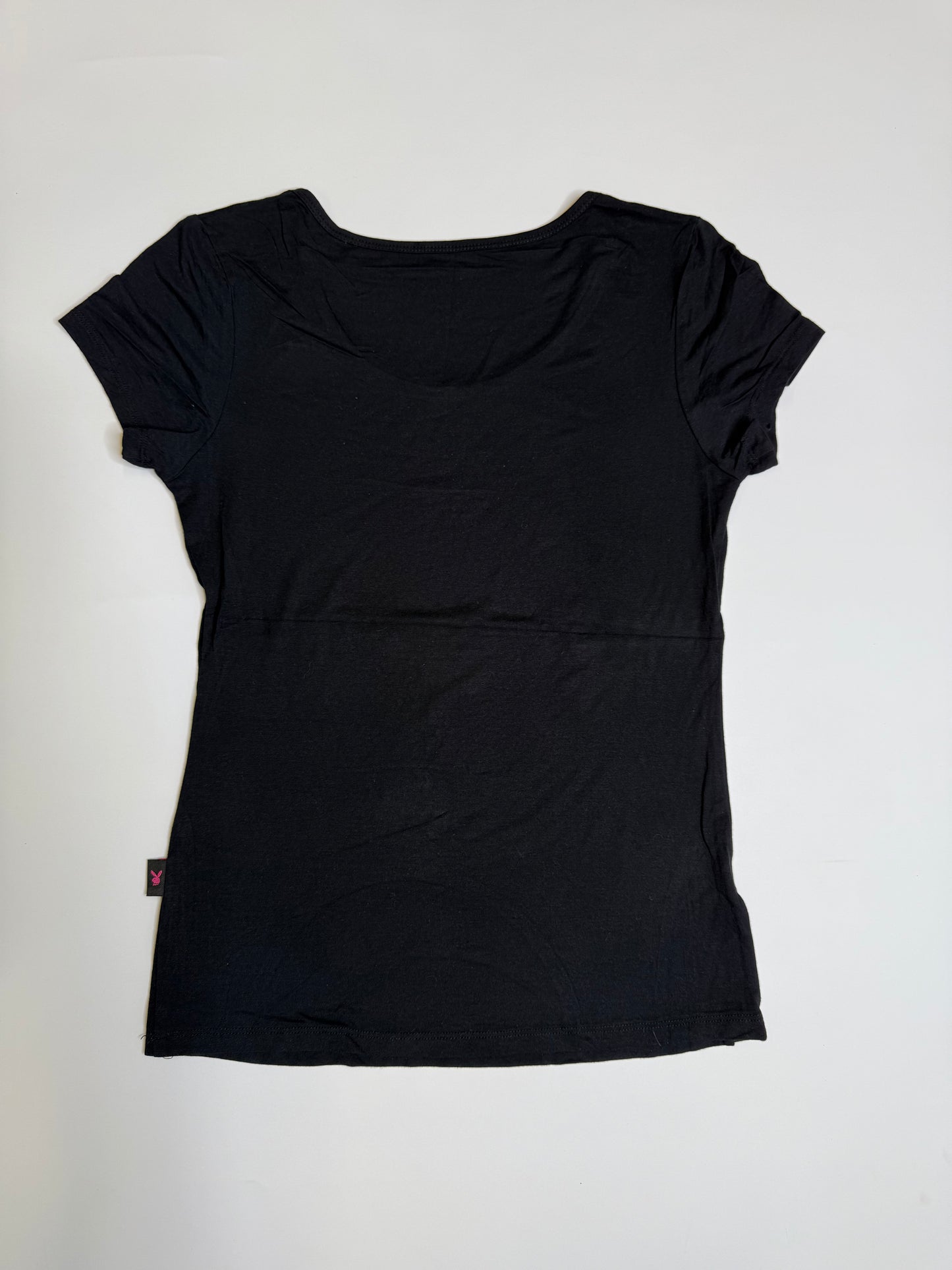 VINTAGE BLACK PLAYBOY SHIRT (-S/M)