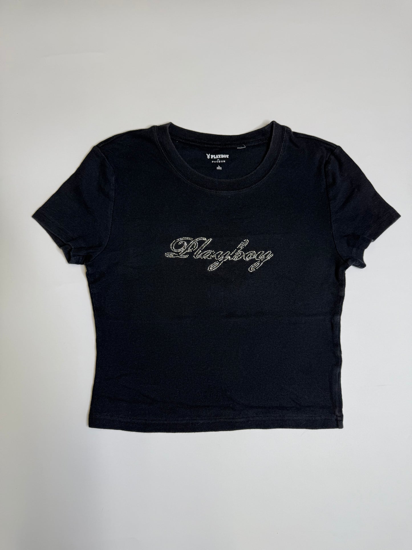 VINTAGE BLUE BURBERRY SIGNATURE POLO (L)