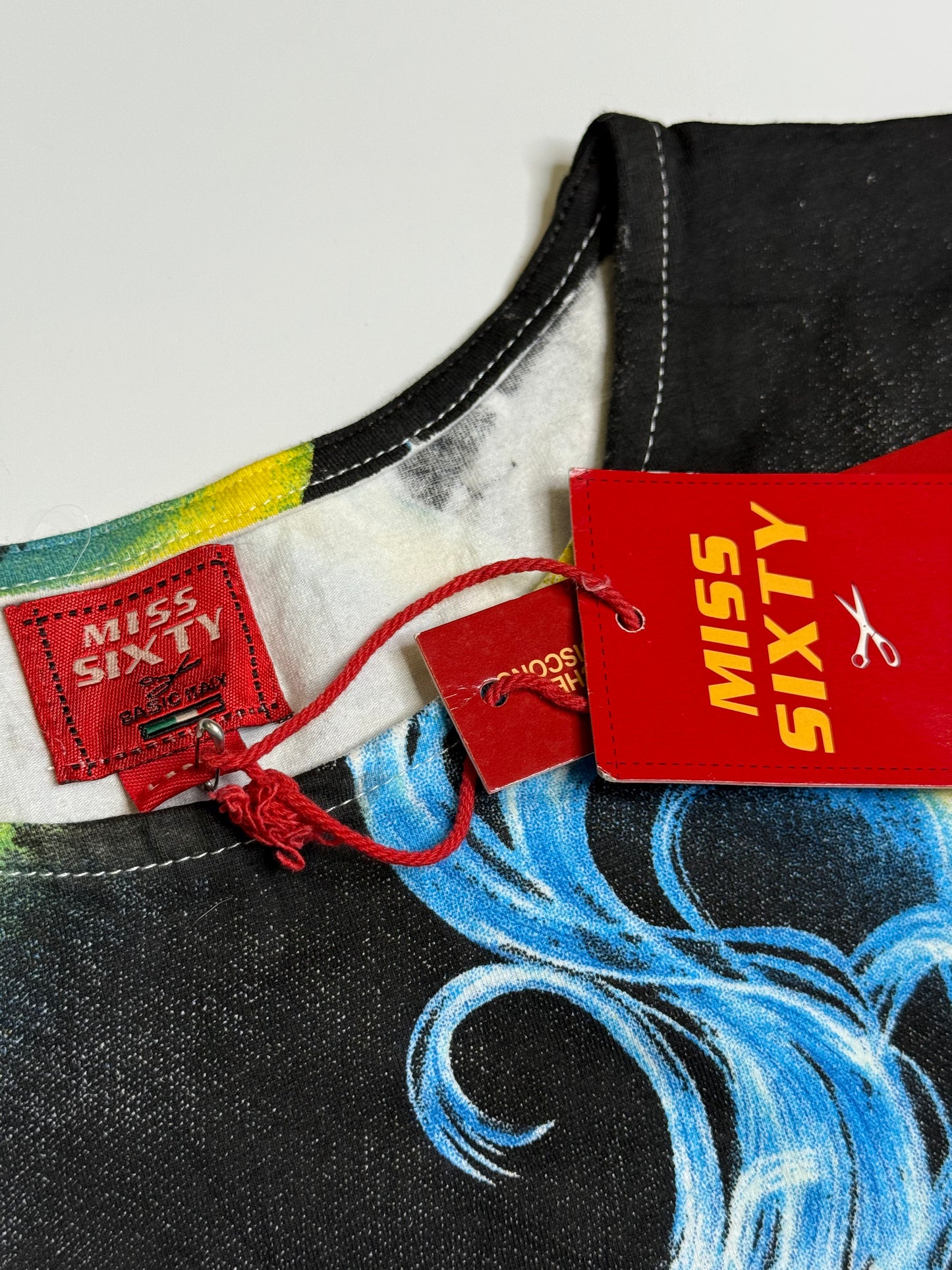 VINTAGE BLUE BURBERRY SIGNATURE POLO (L)