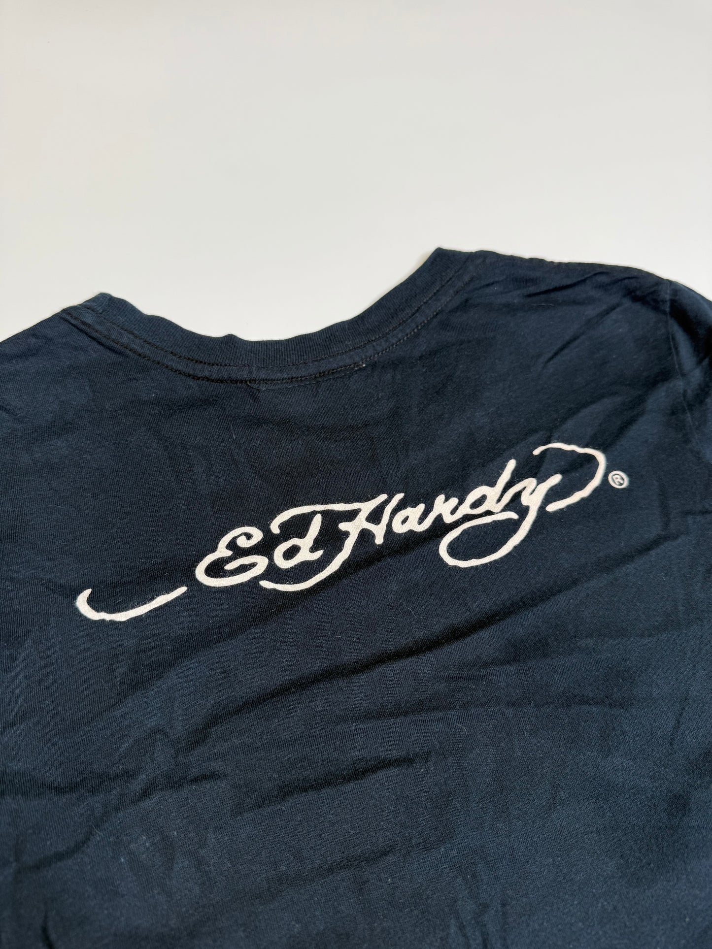 RARE VINTAGE ED HARDY x HELLO KITTY SHIRT(XS)