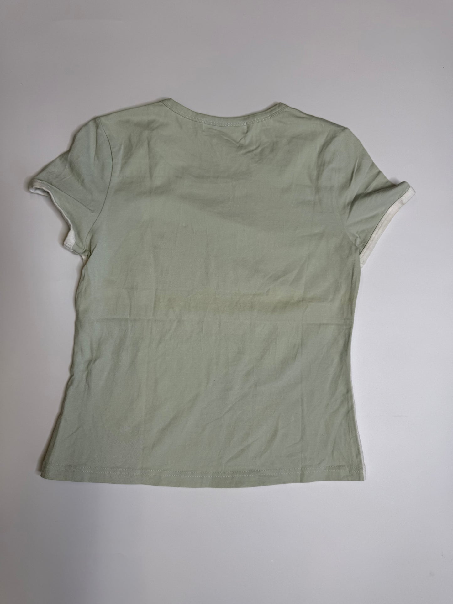 VINTAGE BLUE BURBERRY SIGNATURE POLO (L)