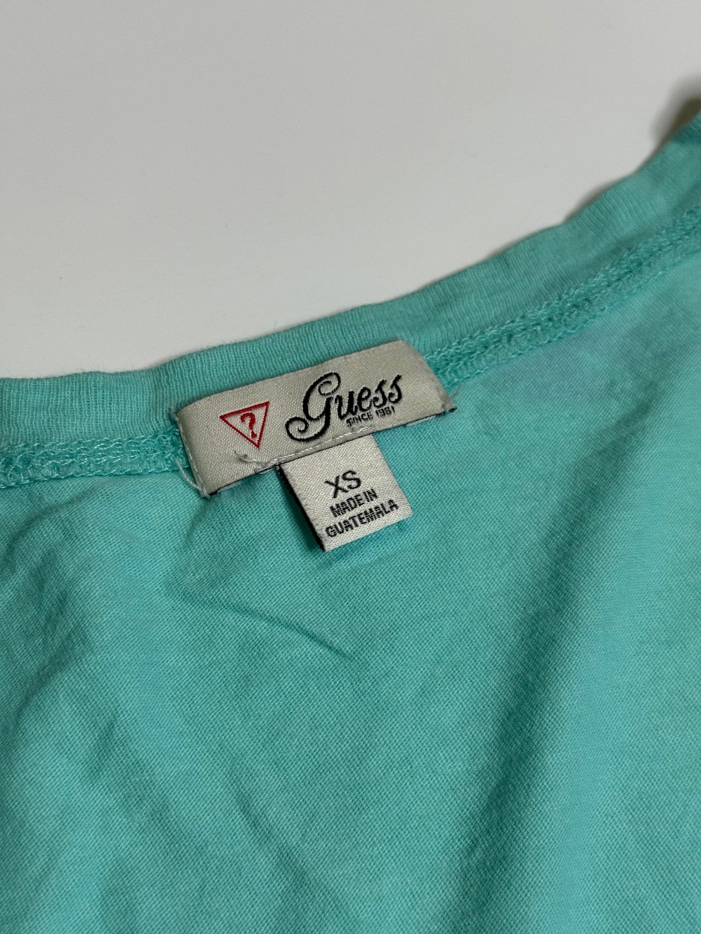 VINTAGE BLUE BURBERRY SIGNATURE POLO (L)