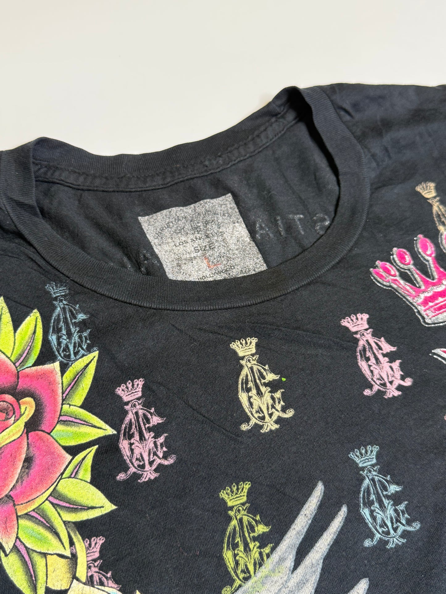 VINTAGE BLUE BURBERRY SIGNATURE POLO (L)